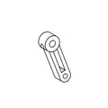 R66053: Fits John Deere R66053 Rockshaft Control Lever Arm – Genuine OEM