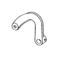 R74023: Fits John Deere R74023 Speed Selector Arm – Genuine OEM