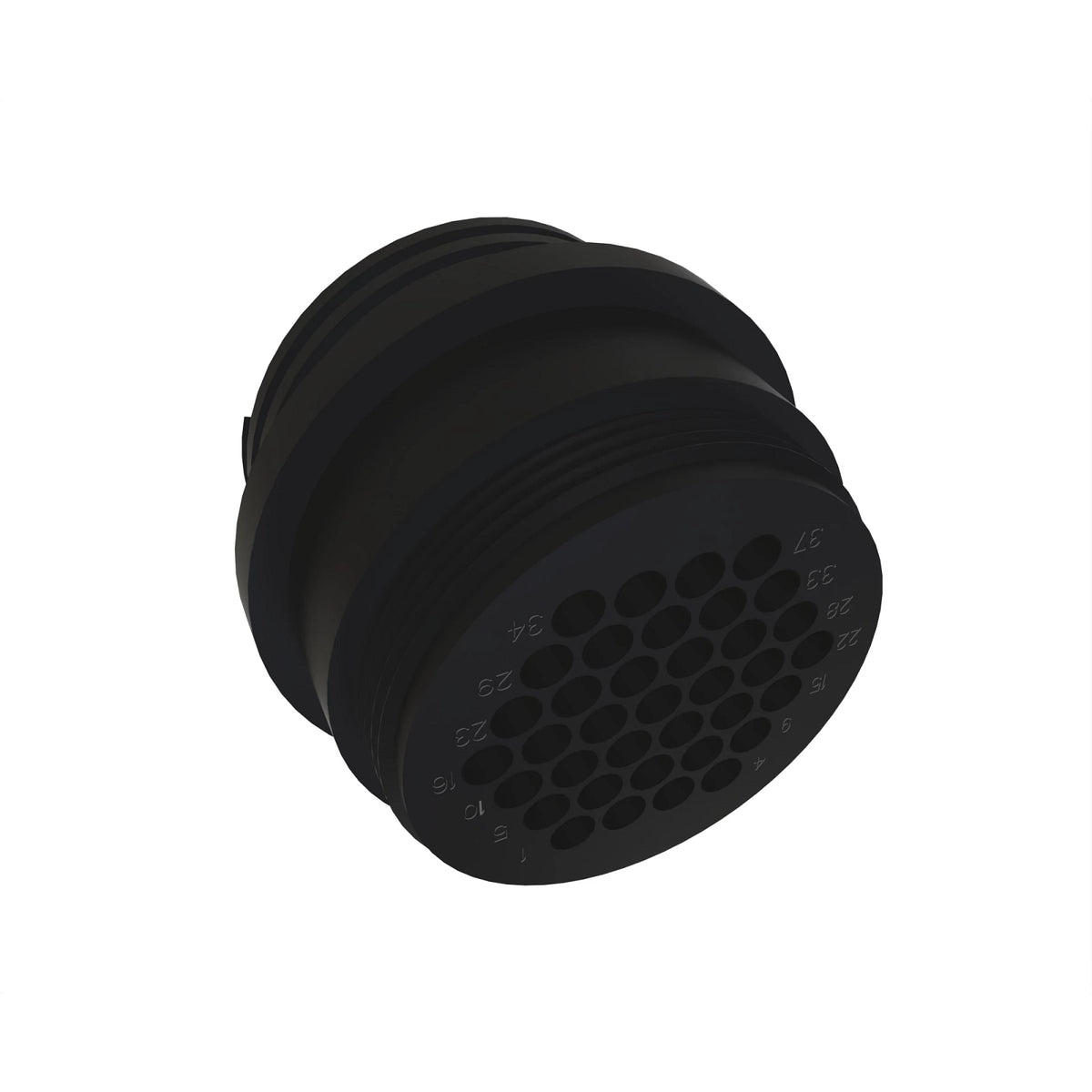R77456: Fits John Deere R77456 Black Electrical Connector Terminal, 37 Cavities – Genuine OEM