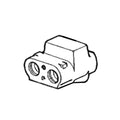 R83079: Fits John Deere R83079 Breakaway Coupler Housing – Genuine OEM