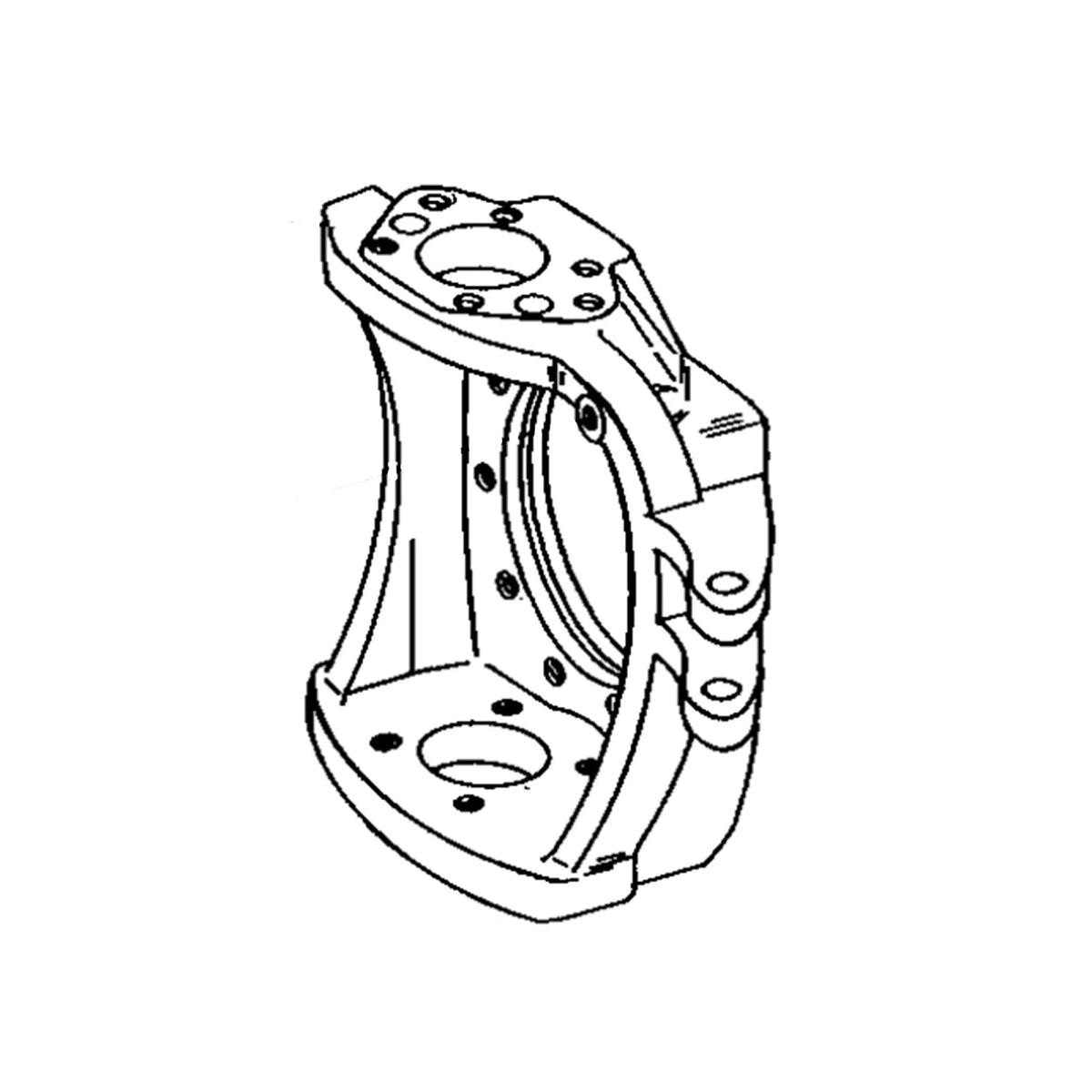R83520: Fits John Deere R83520 Steering RH Knuckle Housing – Genuine OEM