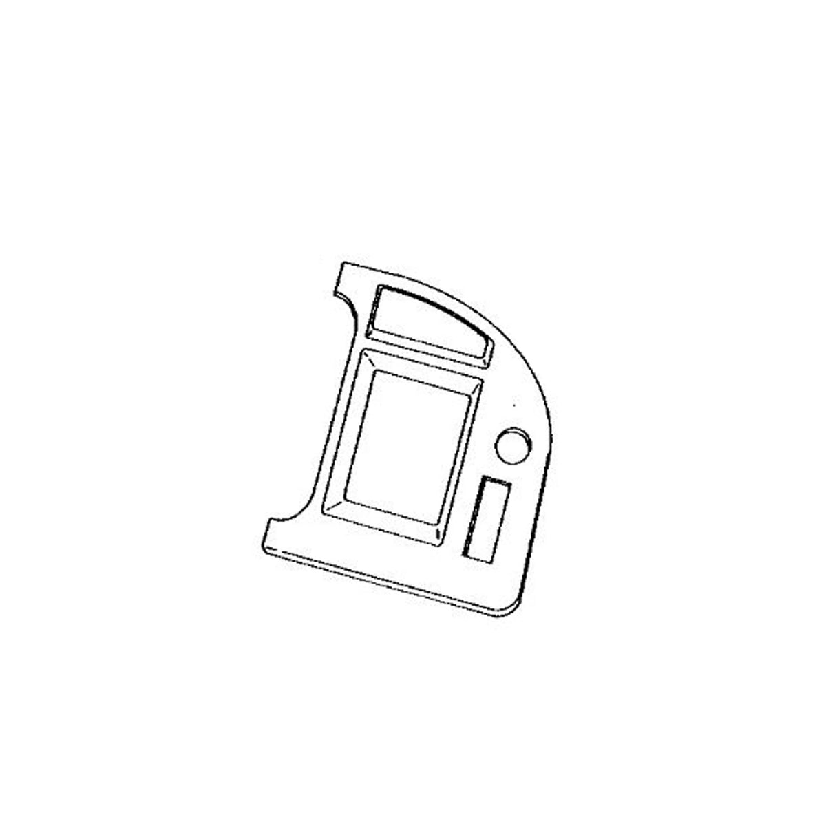 R93280: Fits John Deere R93280 Instrument Panel Cover, Right Side – Genuine OEM