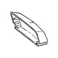 R98631: Fits John Deere R98631 Hood Extension – Genuine OEM