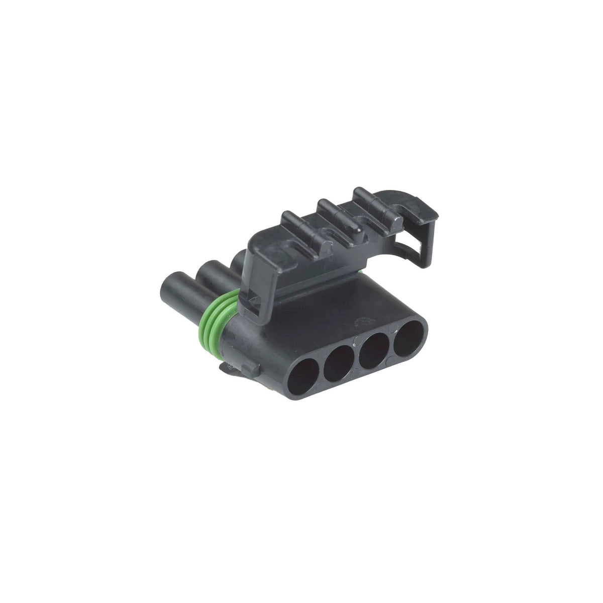 RE12365: Fits John Deere RE12365 Black Electrical Connector Assembly, 4 Cavities – Genuine OEM