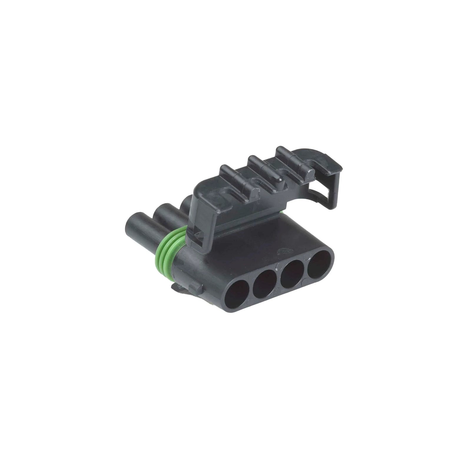 RE12365: Fits John Deere RE12365 Black Electrical Connector Assembly, 4 Cavities – Genuine OEM