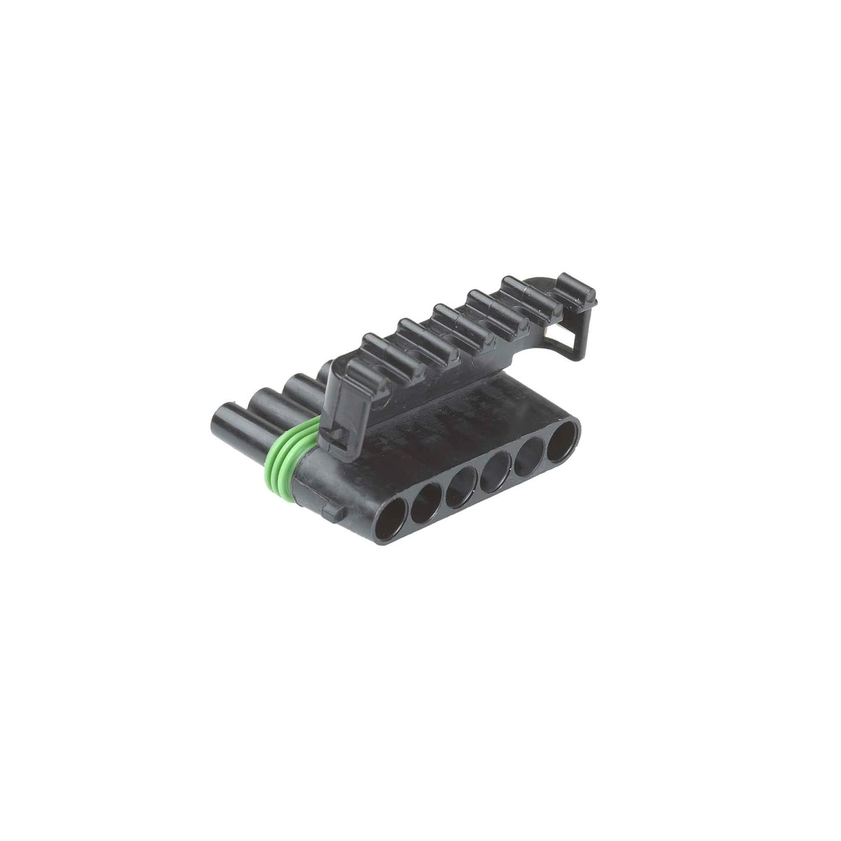 RE12366: RE12366: Delphi Black Electrical Connector Assembly, 6 Cavities