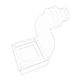 RE163867: Fits John Deere RE163867 Air Duct, Exhaust Fan – Genuine OEM
