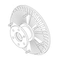 RE170600: Fits John Deere RE170600 Viscous Fan Drive – Genuine OEM