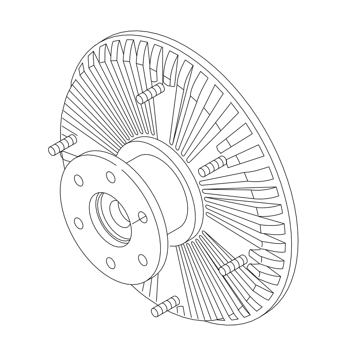 RE170600: Fits John Deere RE170600 Viscous Fan Drive – Genuine OEM