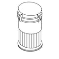 RE172178: Fits John Deere RE172178 Hydraulic Oil Filter Element – Genuine OEM