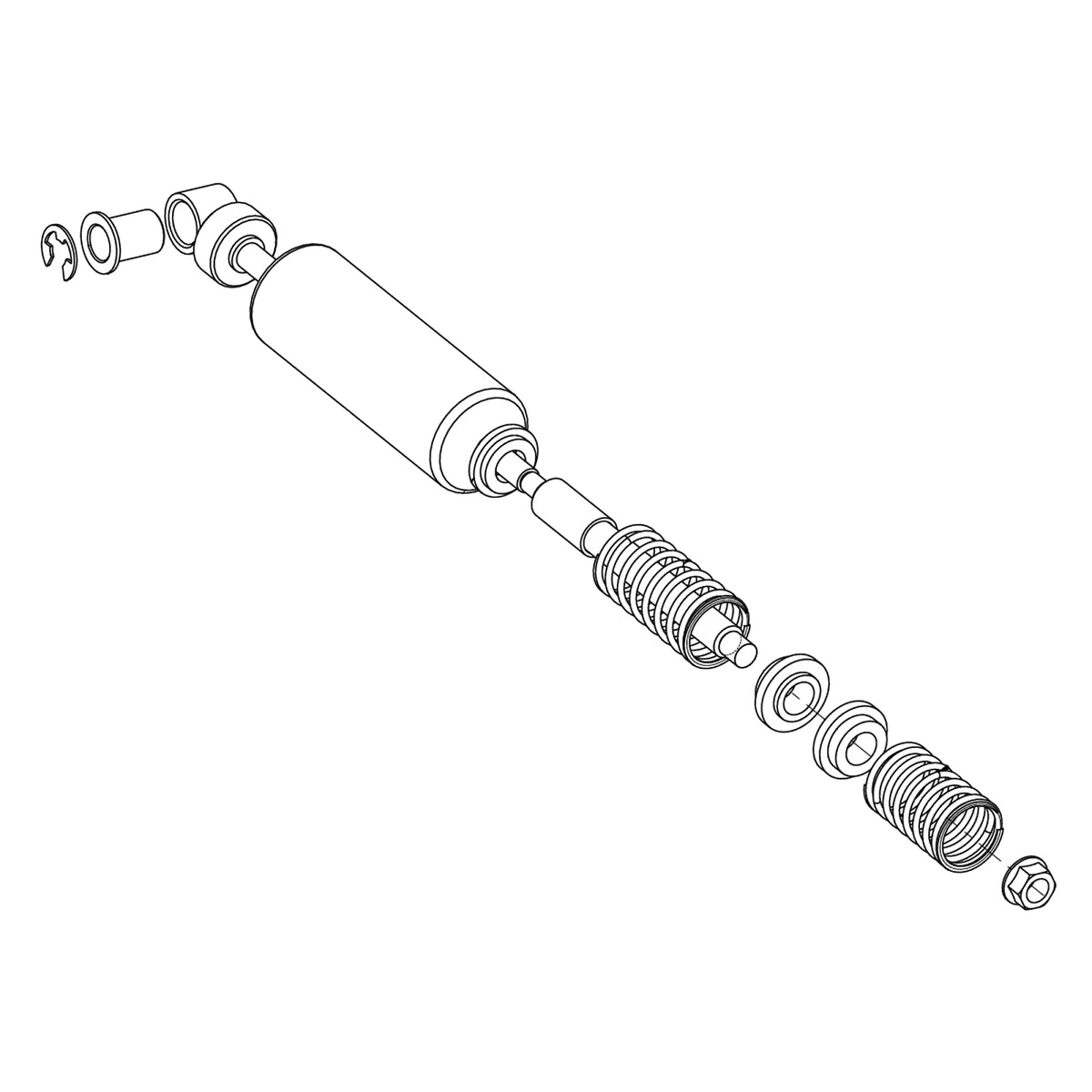 RE188716: Fits John Deere RE188716 Fore-Aft Seat Shock Absorber Kit – Genuine OEM