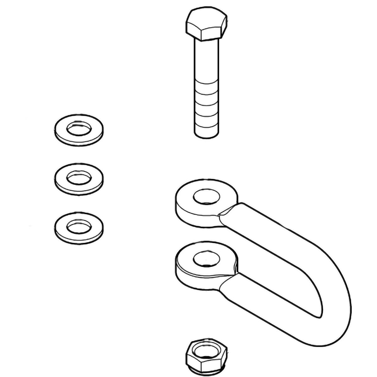 RE19428: Fits John Deere RE19428 Safety Chain Support Attachment – Genuine OEM