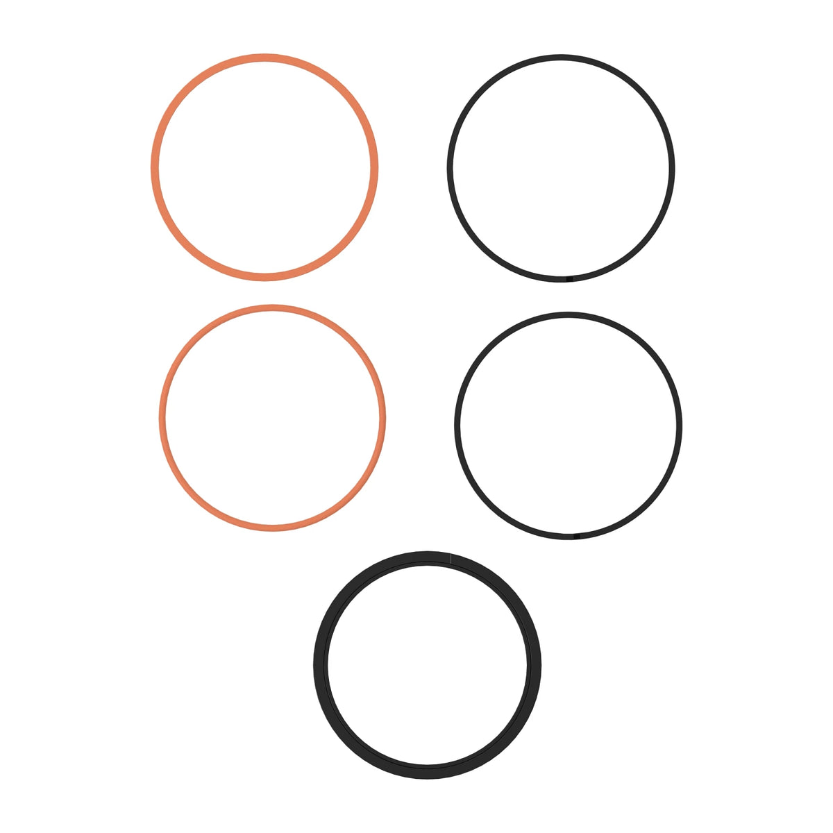 RE204894: Fits John Deere RE204894 Steering Hydraulic Cylinder Seal Kit – Genuine OEM