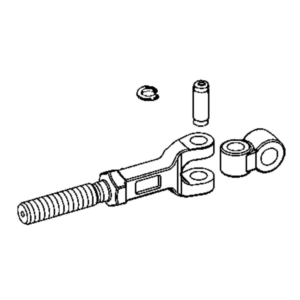 RE206750: Fits John Deere RE206750 Center Link End – Genuine OEM