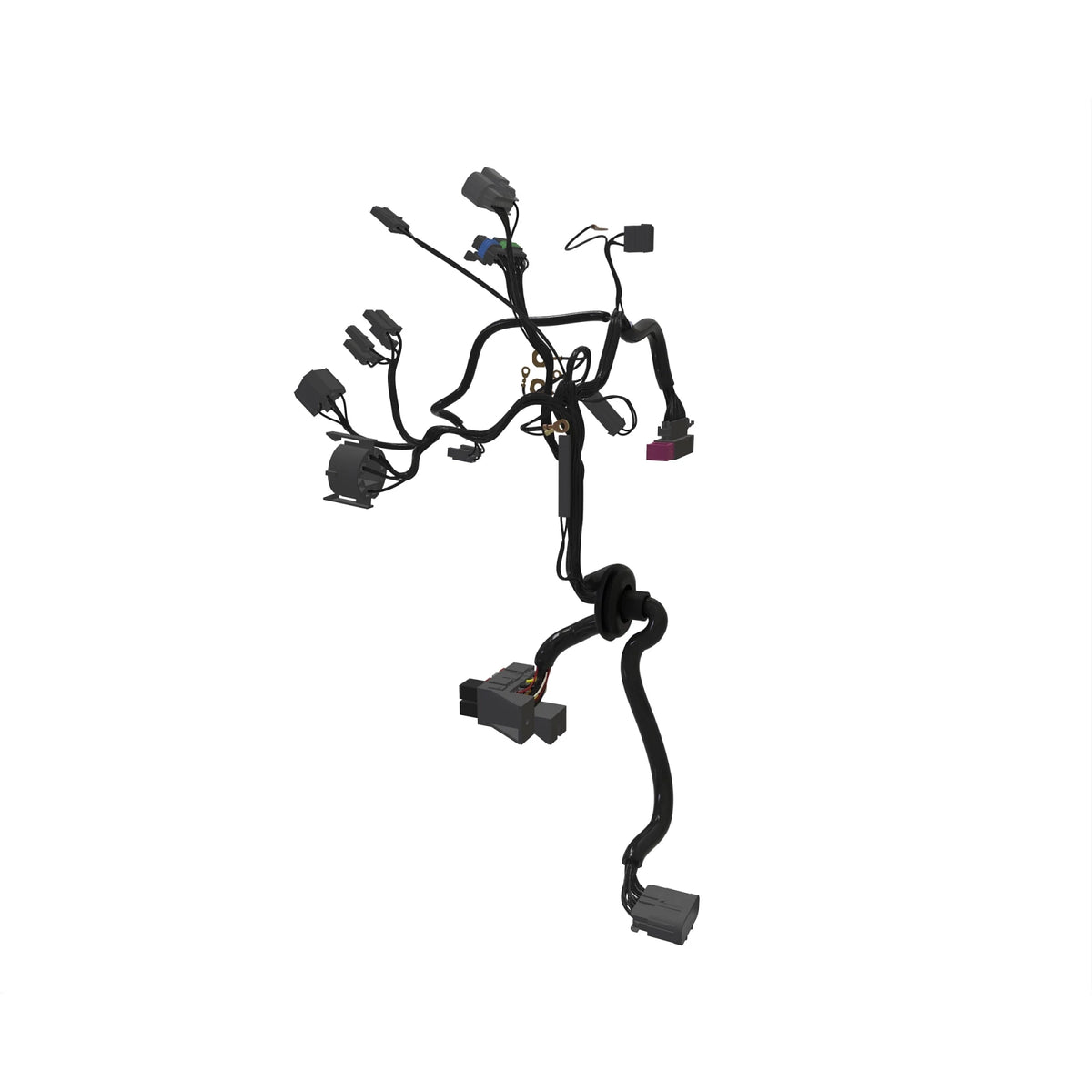 RE208517: Fits John Deere RE208517 Cab Front Console Wiring Harness – Genuine OEM