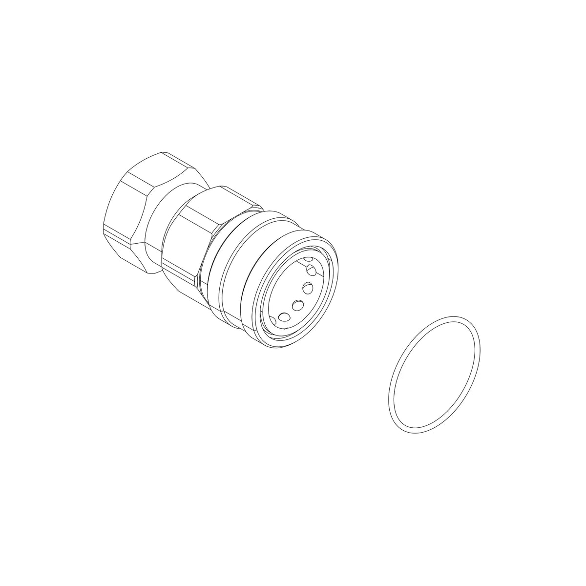 RE211003: Fits John Deere RE211003 Coupler Seal Kit – Genuine OEM