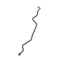 RE216143: Fits John Deere RE216143 Heater Return Line – Genuine OEM