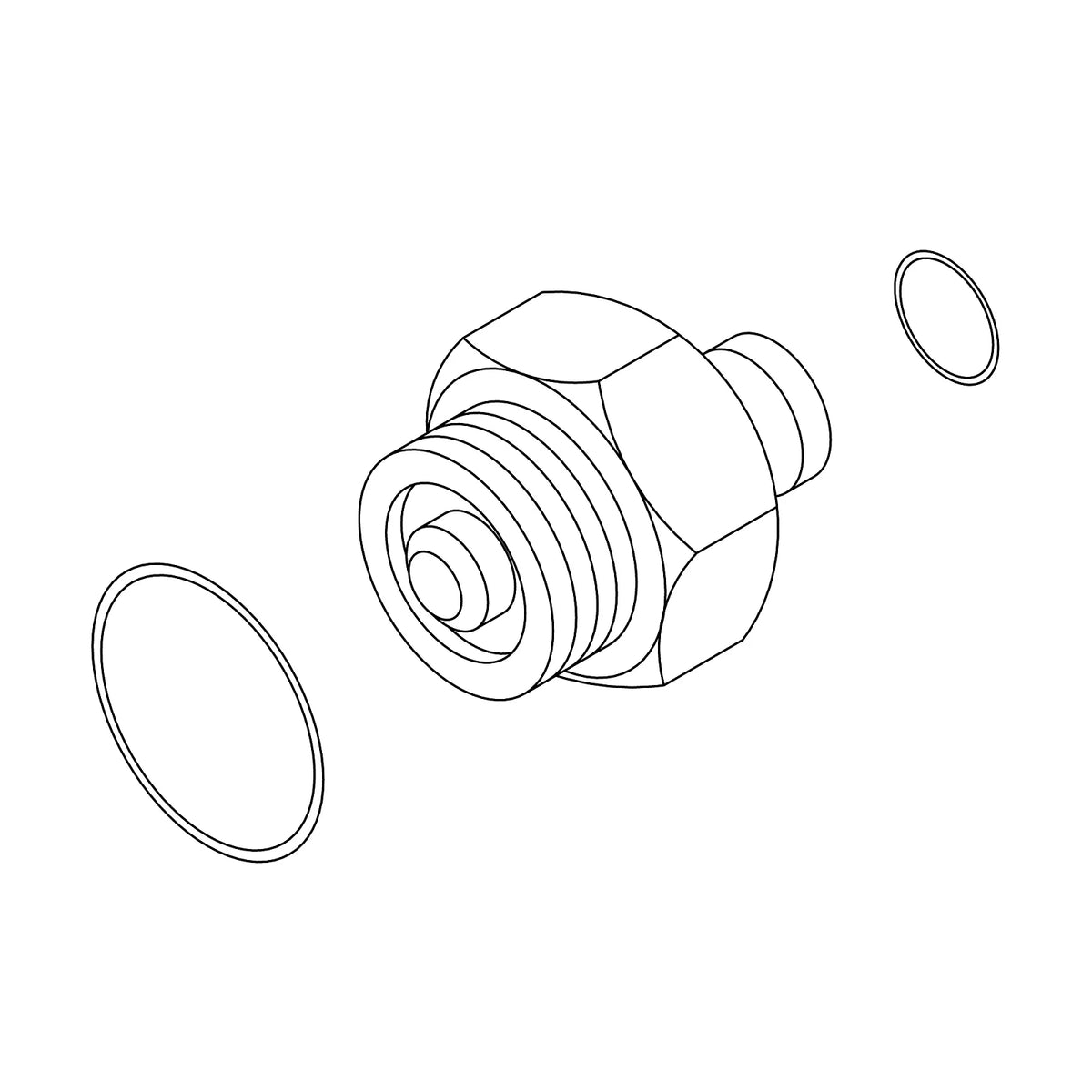 RE223501: Fits John Deere RE223501 Brake Valve Fitting Kit – Genuine OEM