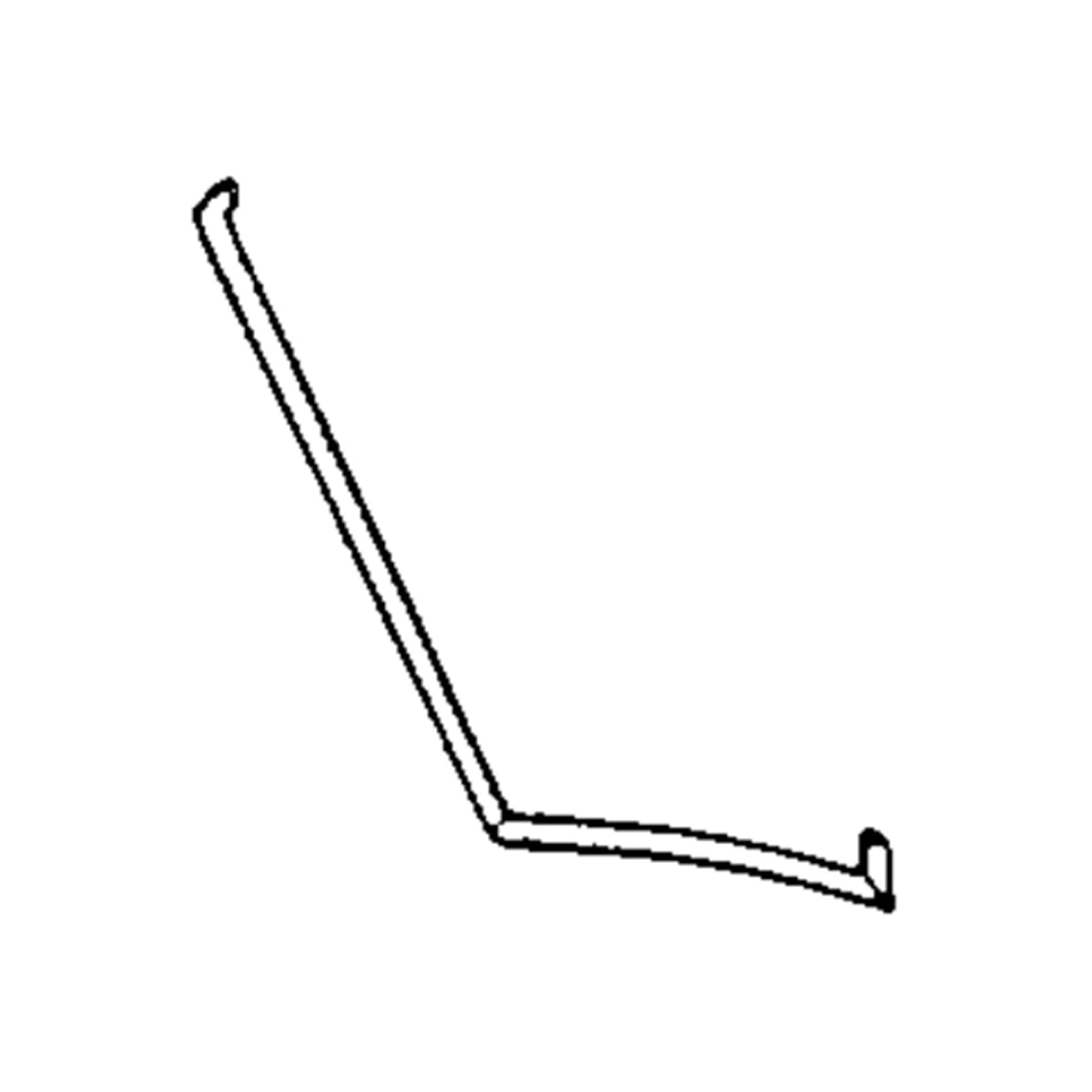 RE22488: Fits John Deere RE22488 Cab Door Lower Seal with Tail – Genuine OEM