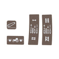 RE245122: Fits John Deere RE245122 Armrest Control Housing Label Kit – Genuine OEM