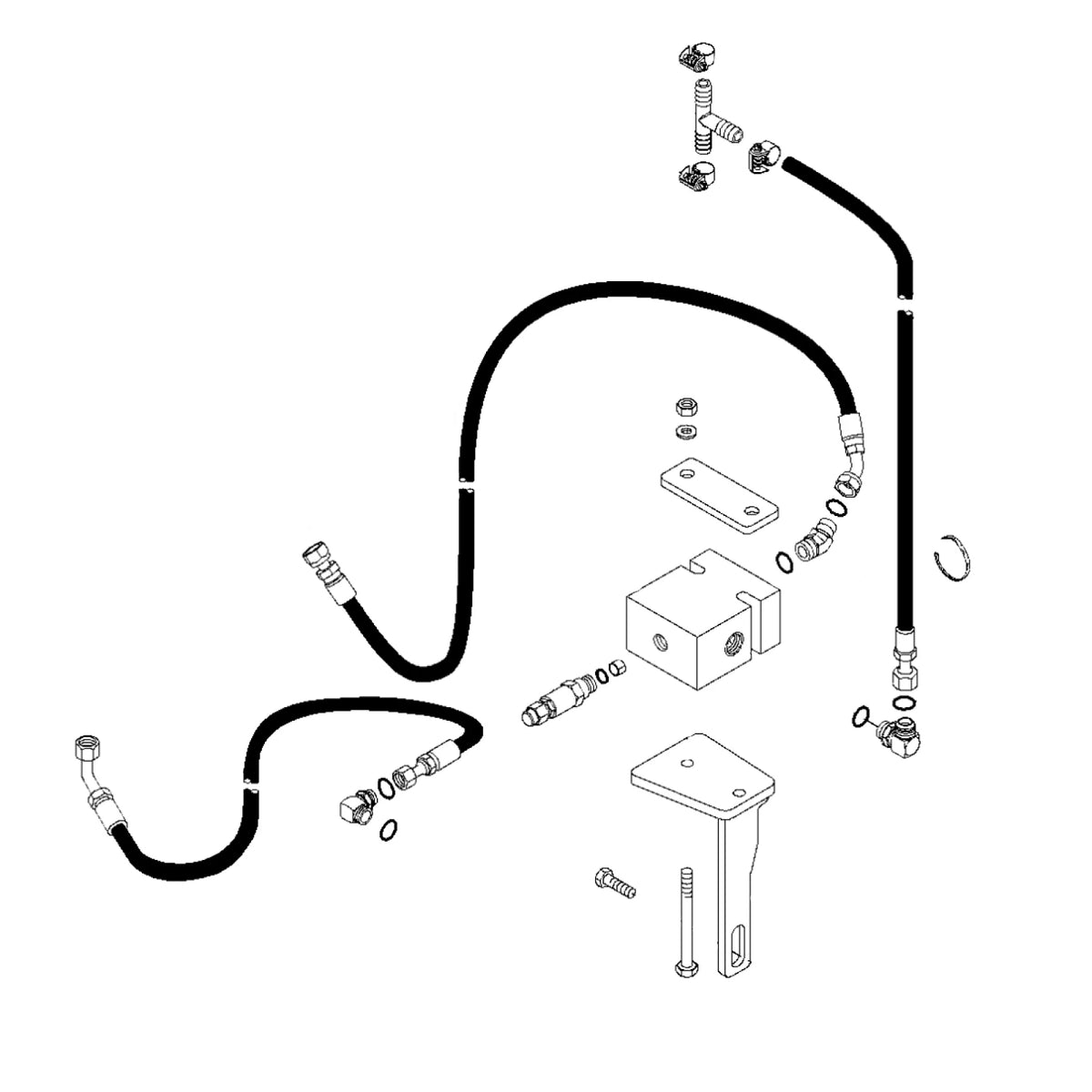 RE261445: Fits John Deere RE261445 Brake Pressure Reducing Valve Kit – Genuine OEM