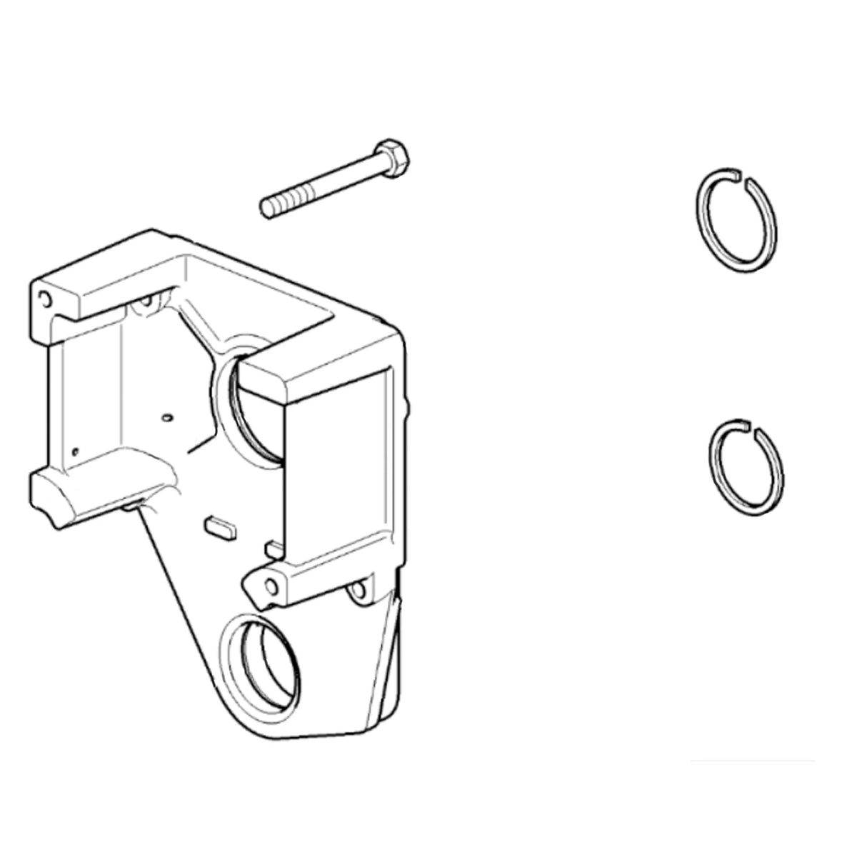 RE263772: Fits John Deere RE263772 Front PTO Bearing Support Kit – Genuine OEM
