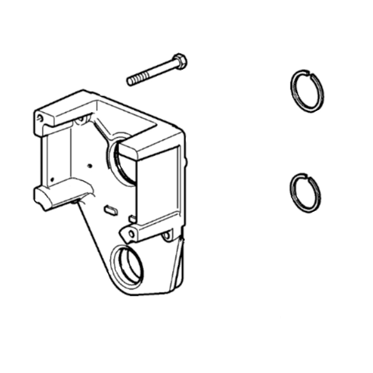 RE264172: Fits John Deere RE264172 PTO Front Support Kit – Genuine OEM
