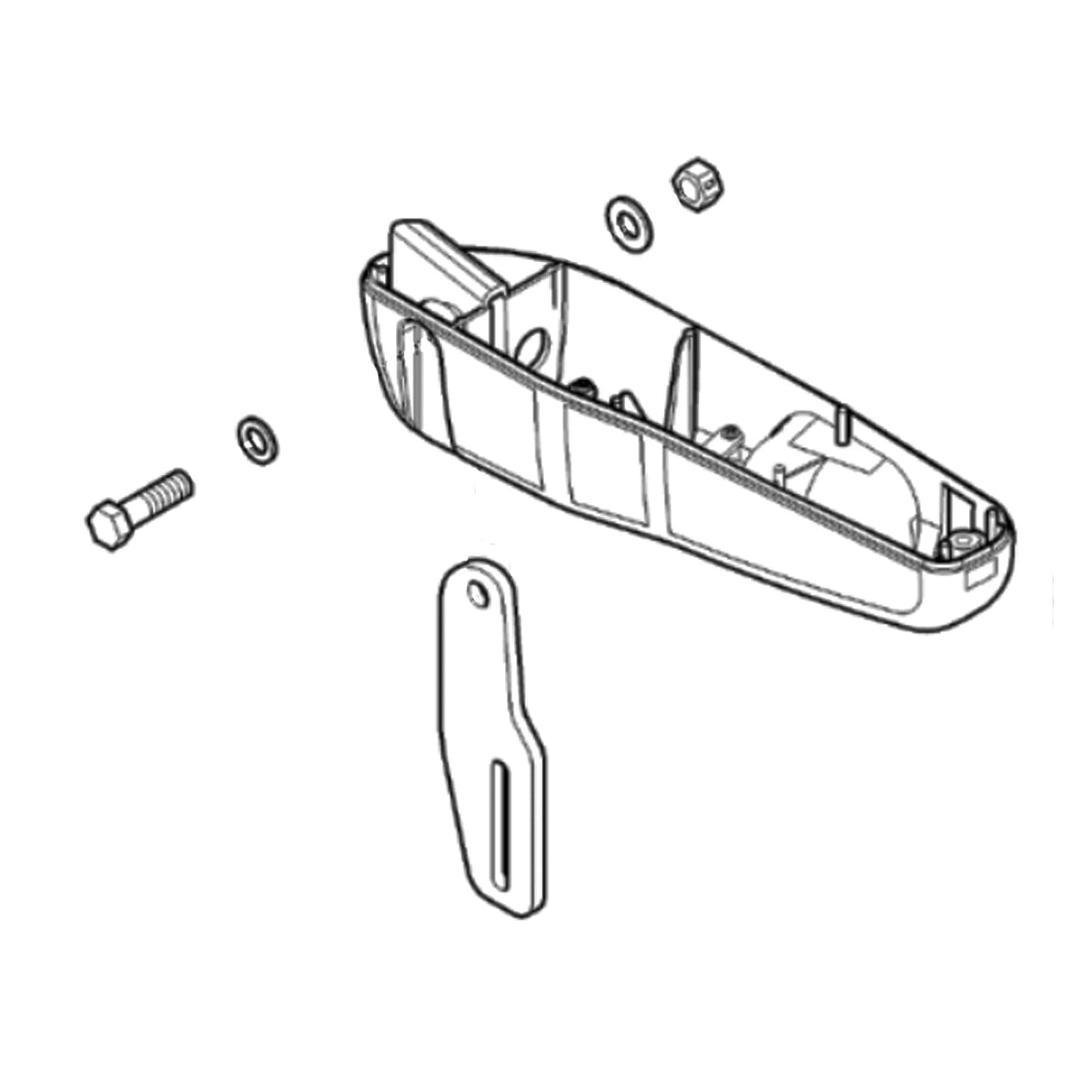 RE268429: Fits John Deere RE268429 Right Side Armrest kit – Genuine OEM
