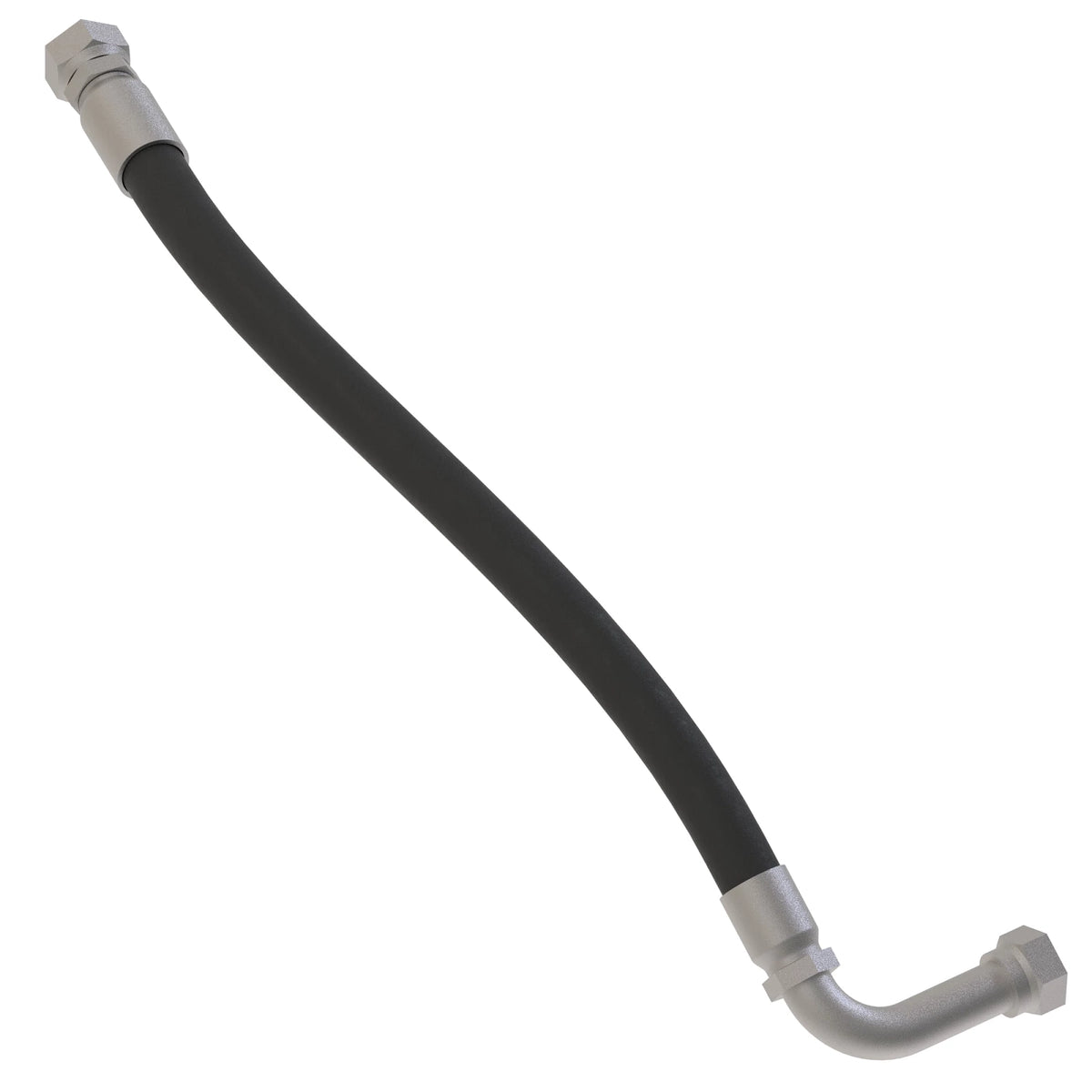 RE270825: Fits John Deere RE270825 Cooler Outer Fabricated Hydraulic Hose – Genuine OEM