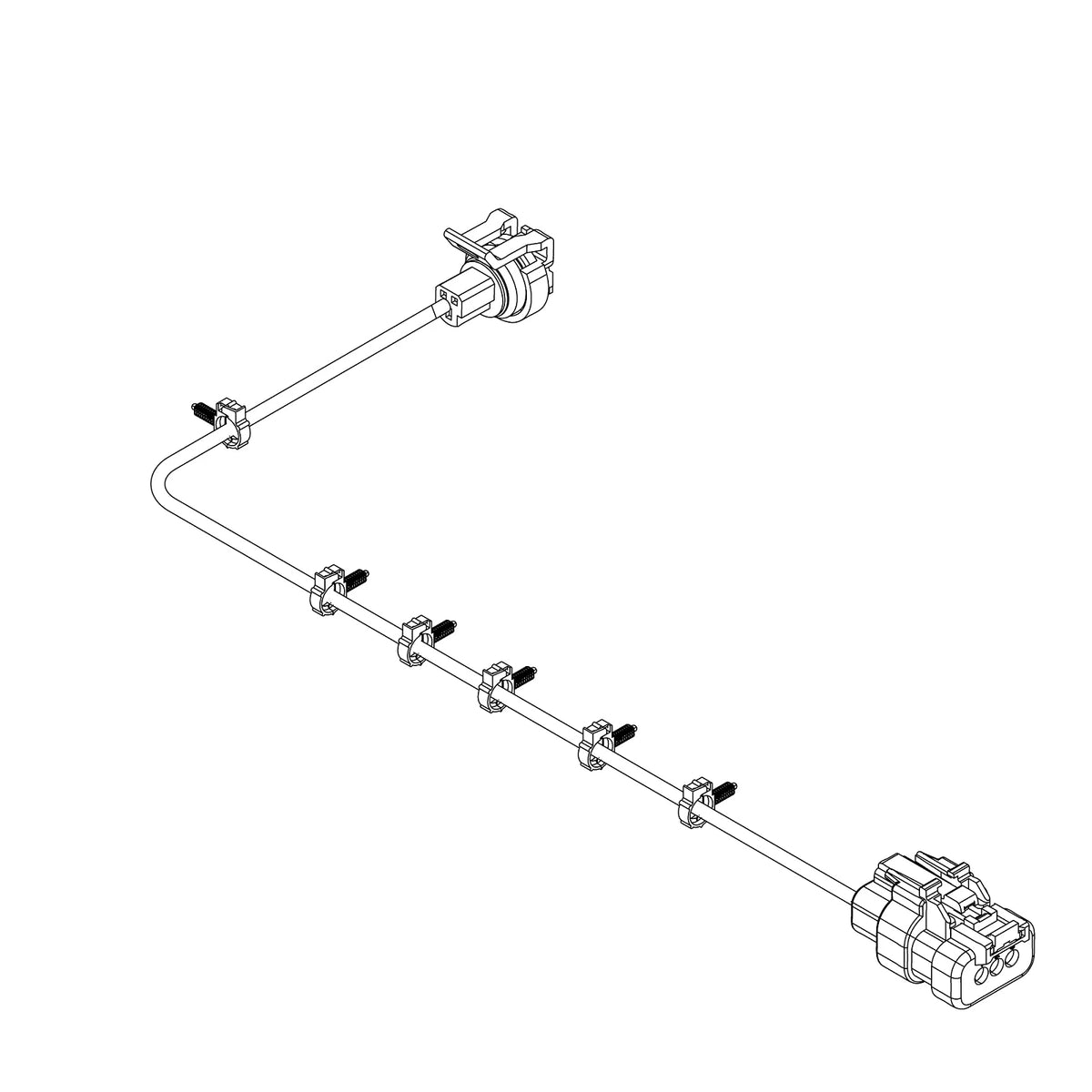 RE270867: Fits John Deere RE270867 Track Tension Sensor Wiring Harness – Genuine OEM