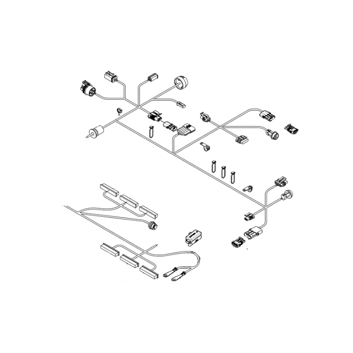 RE277128: Fits John Deere RE277128 Cab Harness – Genuine OEM