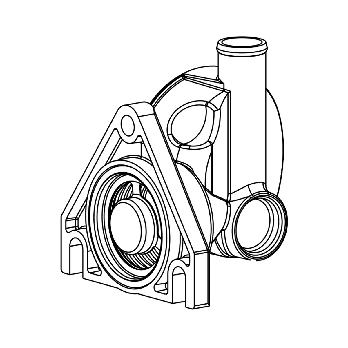RE280726: Fits John Deere RE280726 Hydraulic Oil Filter Head – Genuine OEM