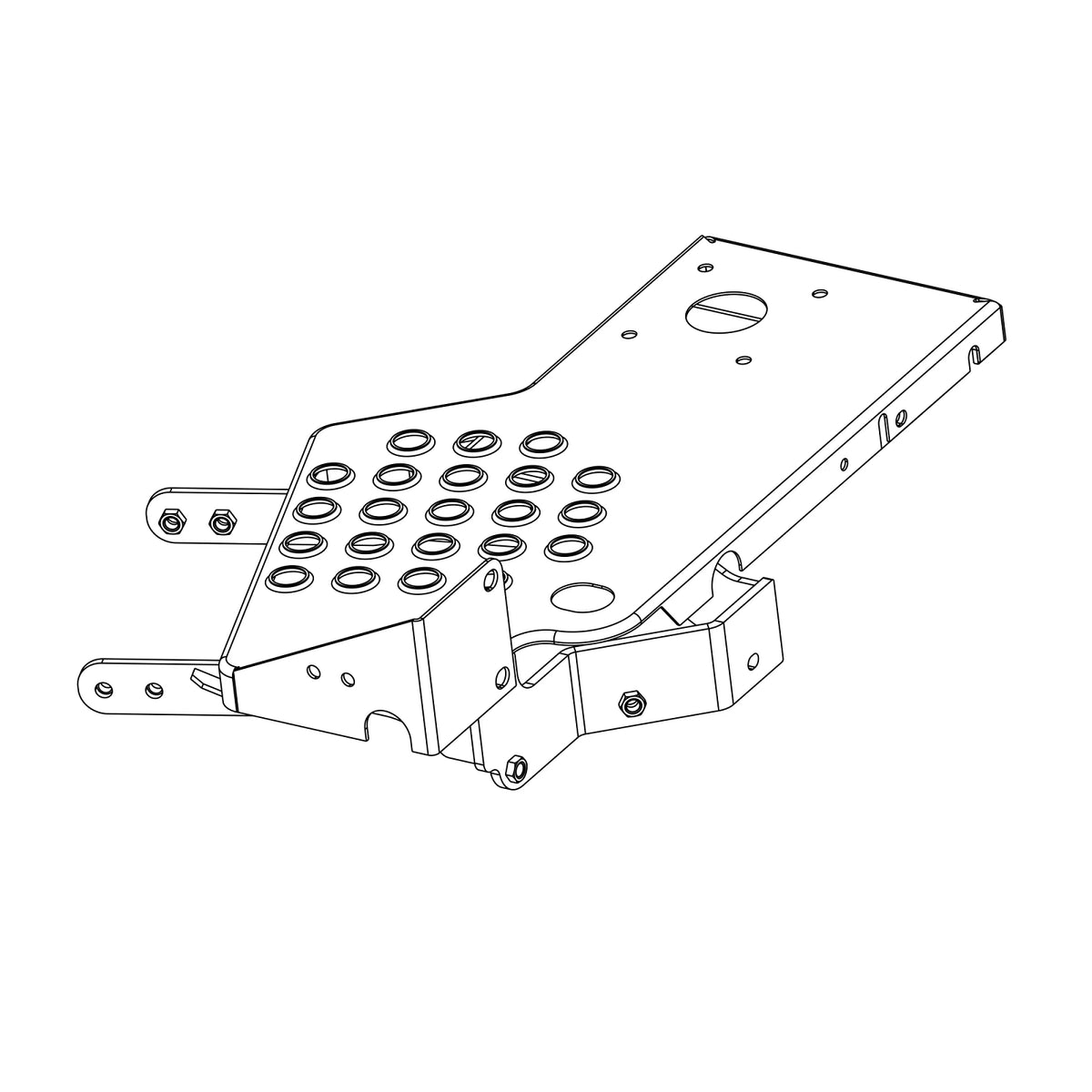 RE282563: Fits John Deere RE282563 Right Side Footrest – Genuine OEM
