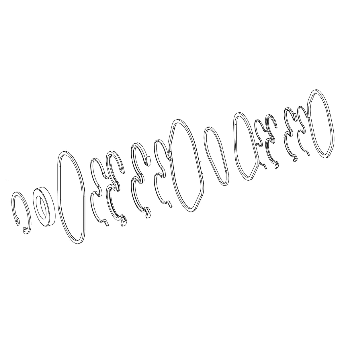 RE285562: Fits John Deere RE285562 Hydraulic Pump Seal Kit – Genuine OEM