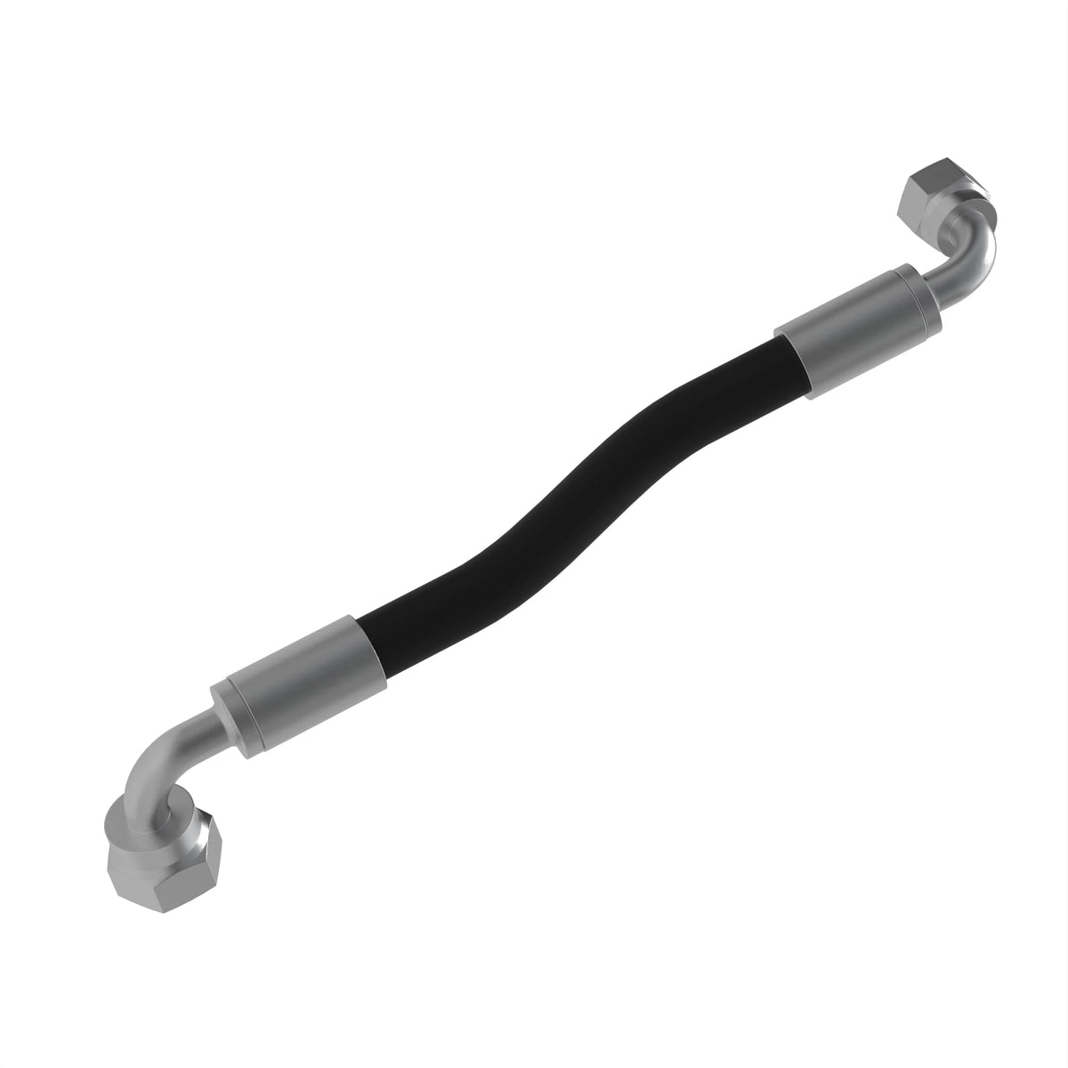RE308573: Fits John Deere RE308573 Manifold to Attenuator Supply Hydraulic Hose – Genuine OEM