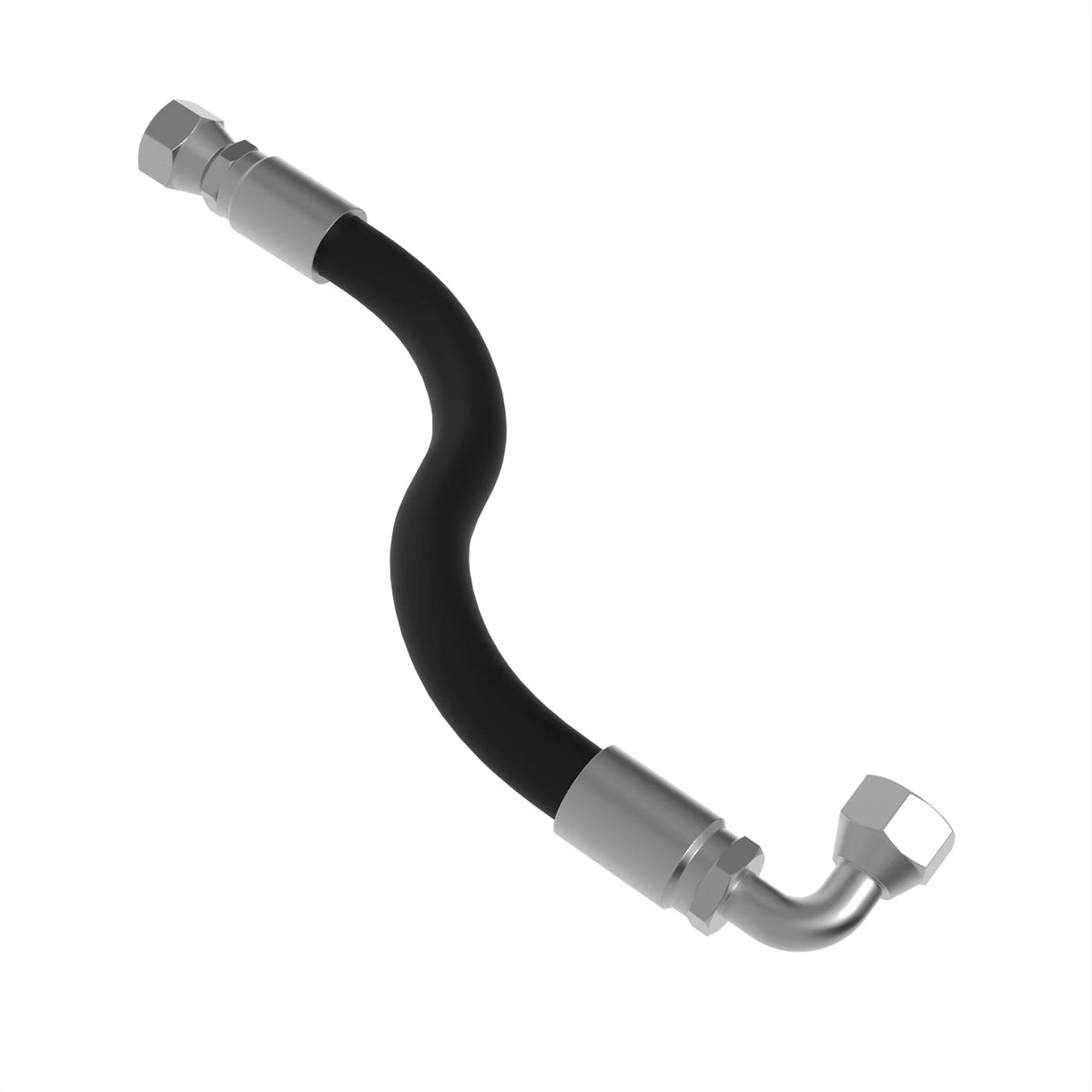 RE308702: Fits John Deere RE308702 Front Hitch Return Hydraulic Hose – Genuine OEM