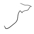 RE310286: Fits John Deere RE310286 PTO Lube Supply Hydraulic Hose – Genuine OEM