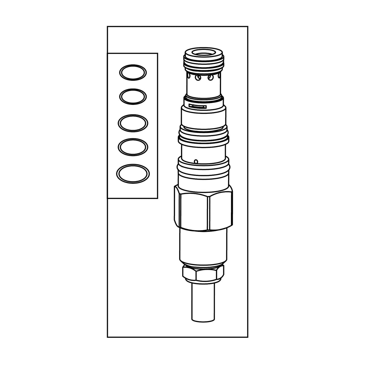RE317766: Fits John Deere RE317766 Pressure Relief Valve – Genuine OEM