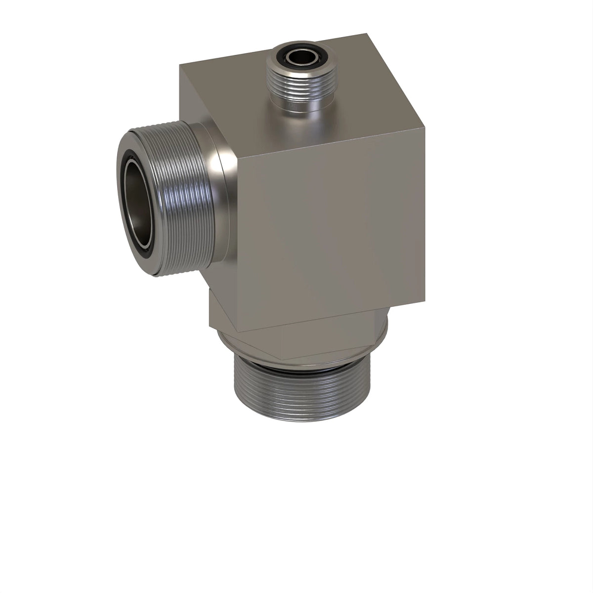 RE325609: Fits John Deere RE325609 Adjustable Stud Run Tee Fitting – Genuine OEM
