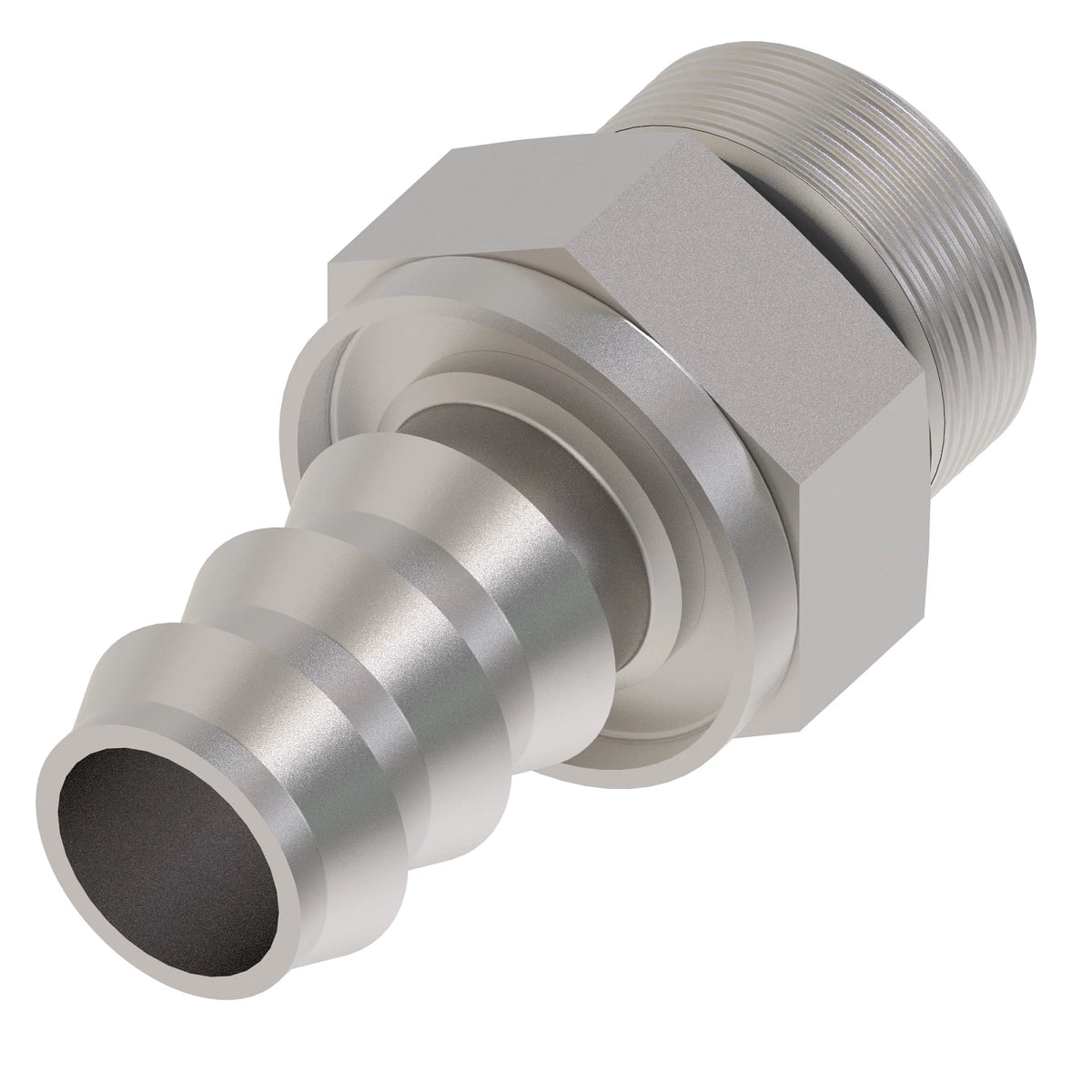 RE329141: Fits John Deere RE329141 Male Threaded Barbed Connector Hose Fitting – Genuine OEM