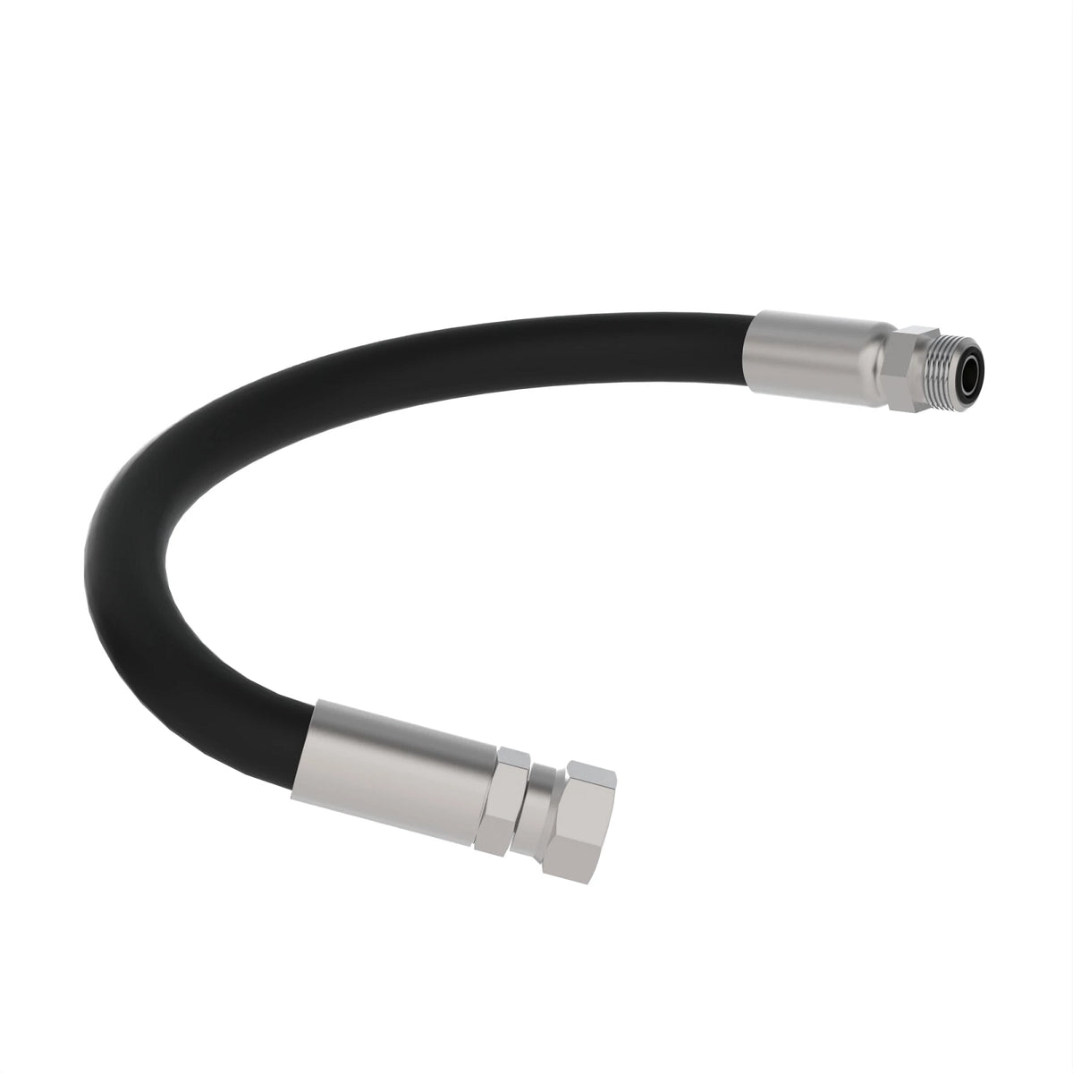 RE334880: Fits John Deere RE334880 Brake Valve to Brake Port Hydraulic Hose – Genuine OEM