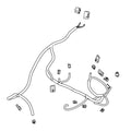 RE343477: Fits John Deere RE343477 Mid Frame Wiring Harness – Genuine OEM