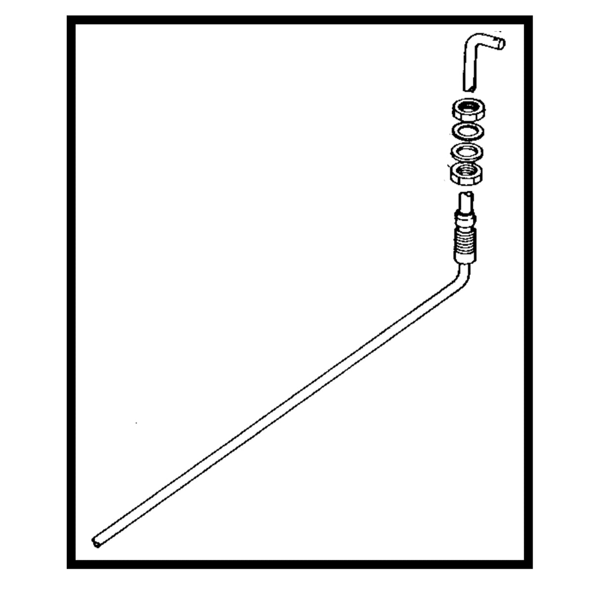 RE37231: Fits John Deere RE37231 Speed Control Cable – Genuine OEM