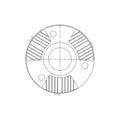 RE46332: Fits John Deere RE46332 Plate, Brake Backing with Facings – Genuine OEM