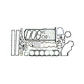 RE524107: Fits John Deere RE524107 Engine Rebuild Gasket Kit – Genuine OEM