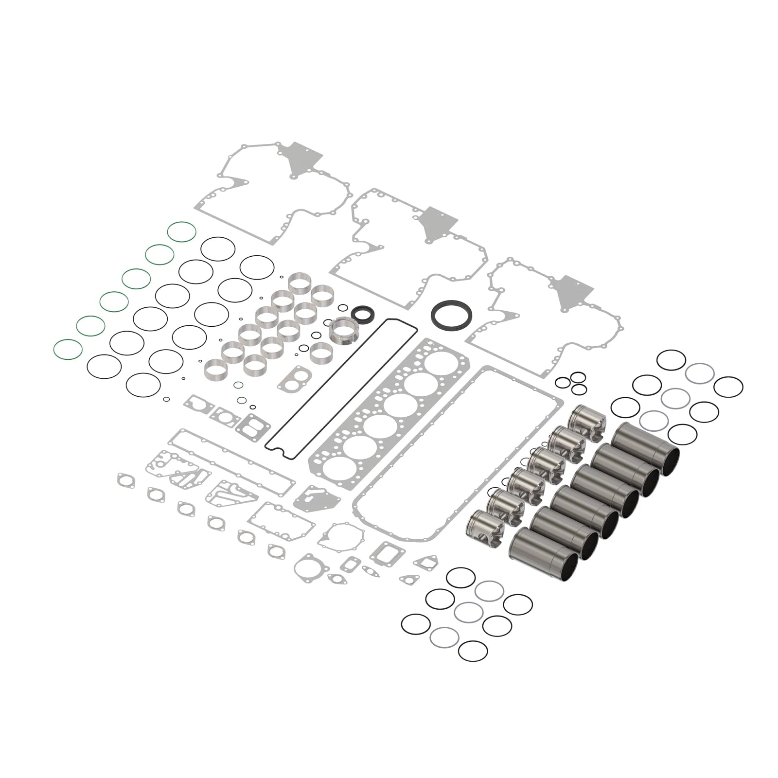 RE526966: Fits John Deere RE526966 Engine Overhaul Kit – Genuine OEM
