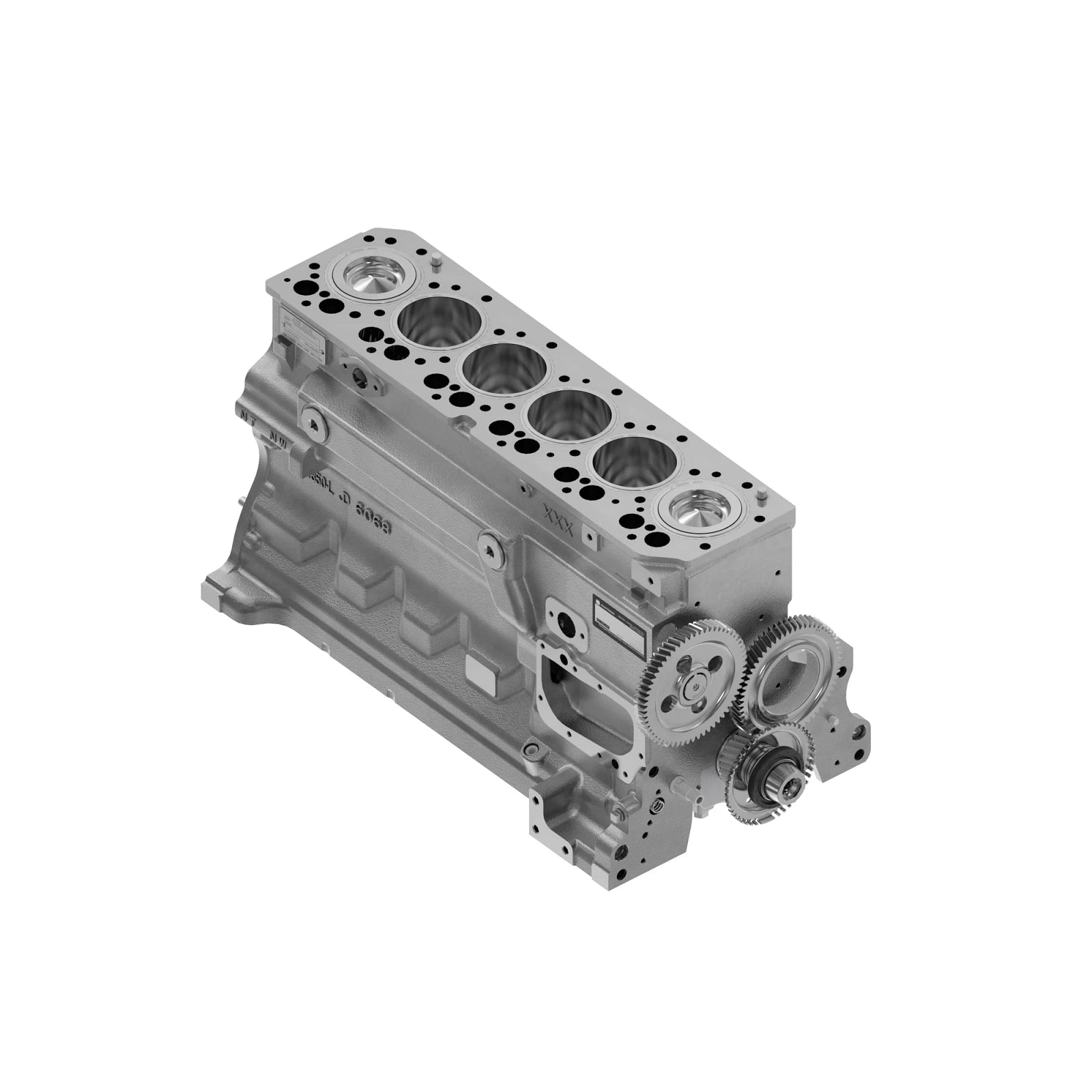 RE528638: Fits John Deere RE528638 Short Block Assembly, 6.8 Liter – Genuine OEM