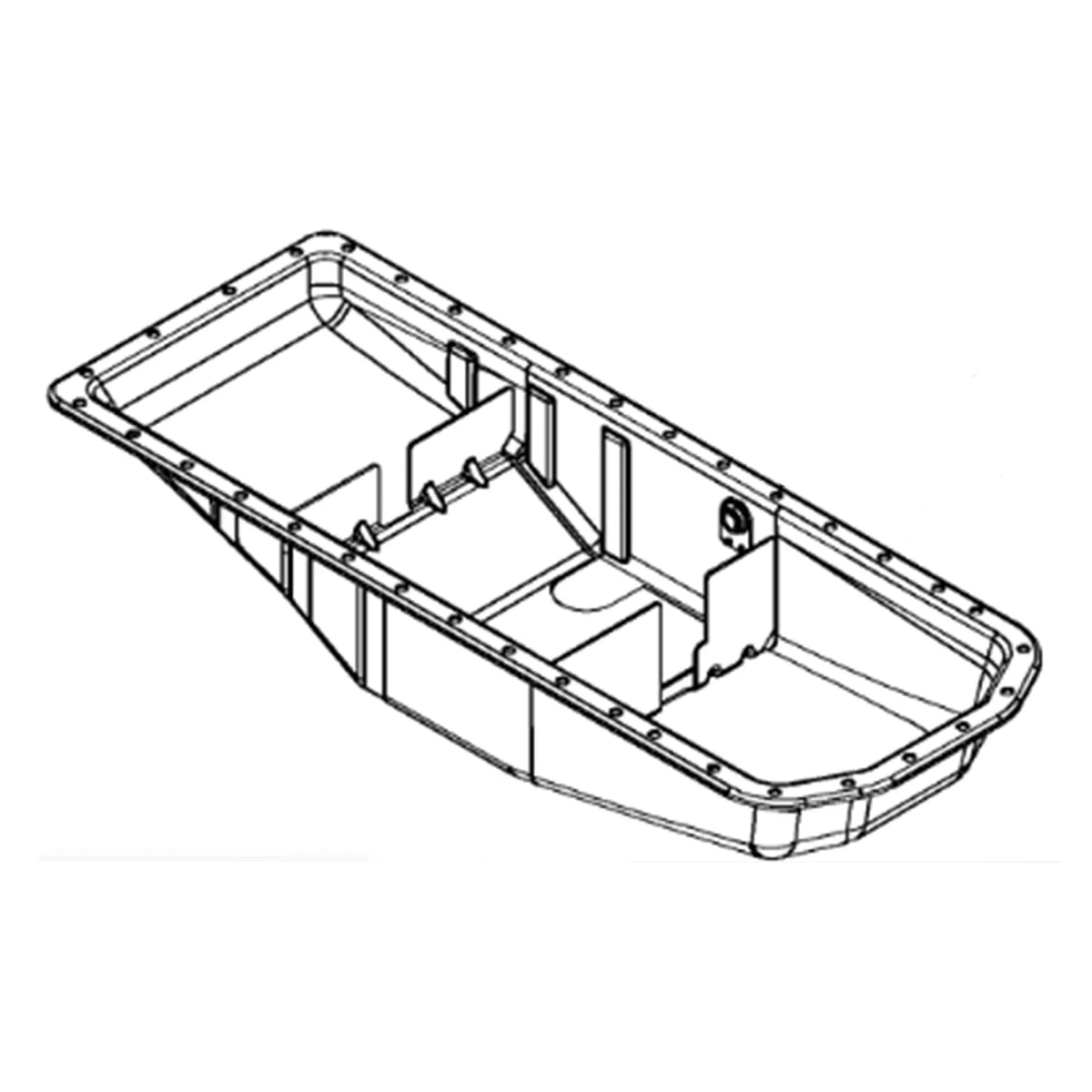 RE528734: Fits John Deere RE528734 Oil Pan Case Kit – Genuine OEM