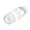 RE52981: Fits John Deere RE52981 Hydraulic Quick-Connect Coupler – Genuine OEM