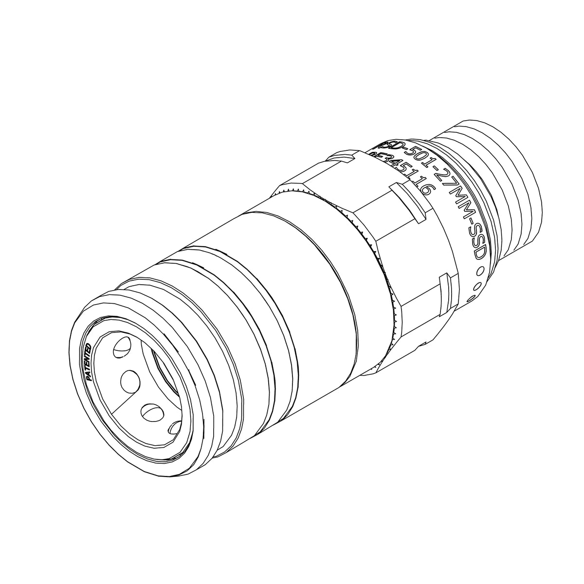 RE52981: Fits John Deere RE52981 Hydraulic Quick-Connect Coupler – Genuine OEM